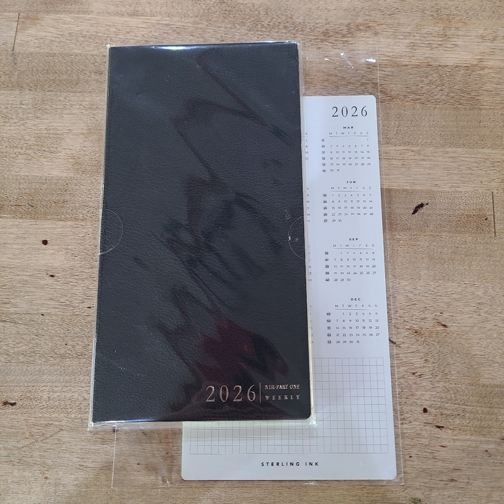 Sterling Ink N1  Horizontal weekly Planner Books (Set Of 2) For 2026 Nwt